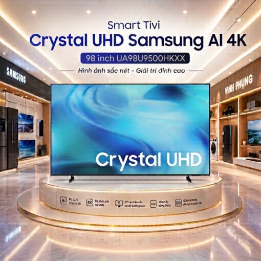 Smart Tivi Crystal UHD Samsung AI 4K 98 inch UA98U9500HKXX